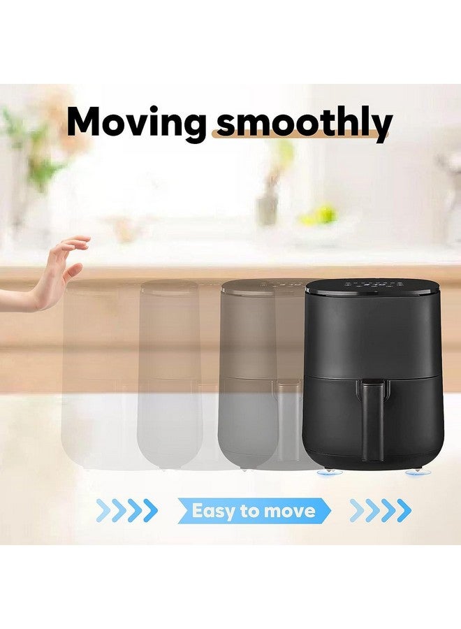 Rylan Appliance Wheels for Kitchen, 4 Pack Slider for Countertop, Self Adhesive Mini Caster, 360 Degree Swivel for Moving Coffee Maker, Cooker, Air Fryer - Image 3