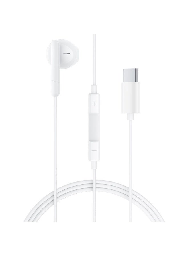 AceFast USB-C Mono Wired Earphone L9 White - Image 1