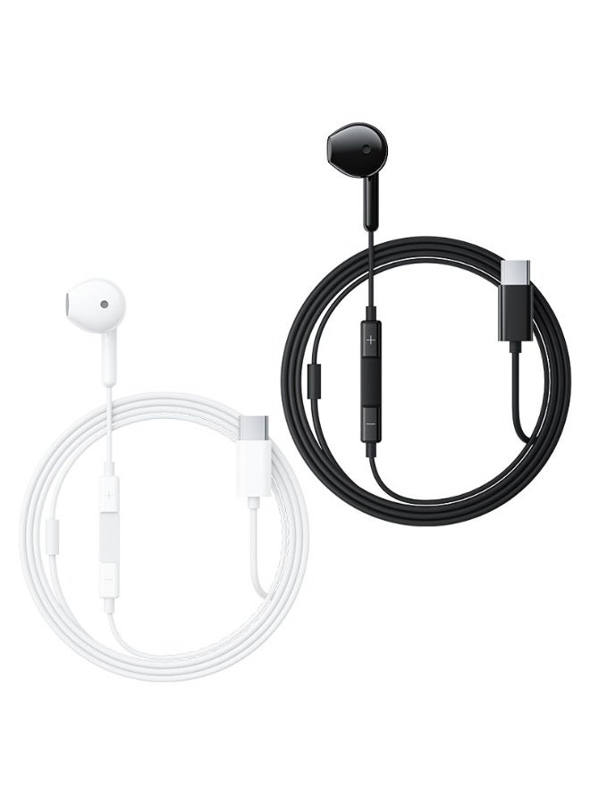 AceFast USB-C Mono Wired Earphone L9 White - Image 3