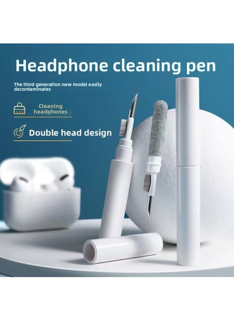 Seven-in-one Multifunctional Computer Keyboard Cleaning Brush Suit Bluetooth Headset Cleaning Mobile Phone Screen Dust Removal Key Pull Artifact-Color:First Generation Cleaning Pen