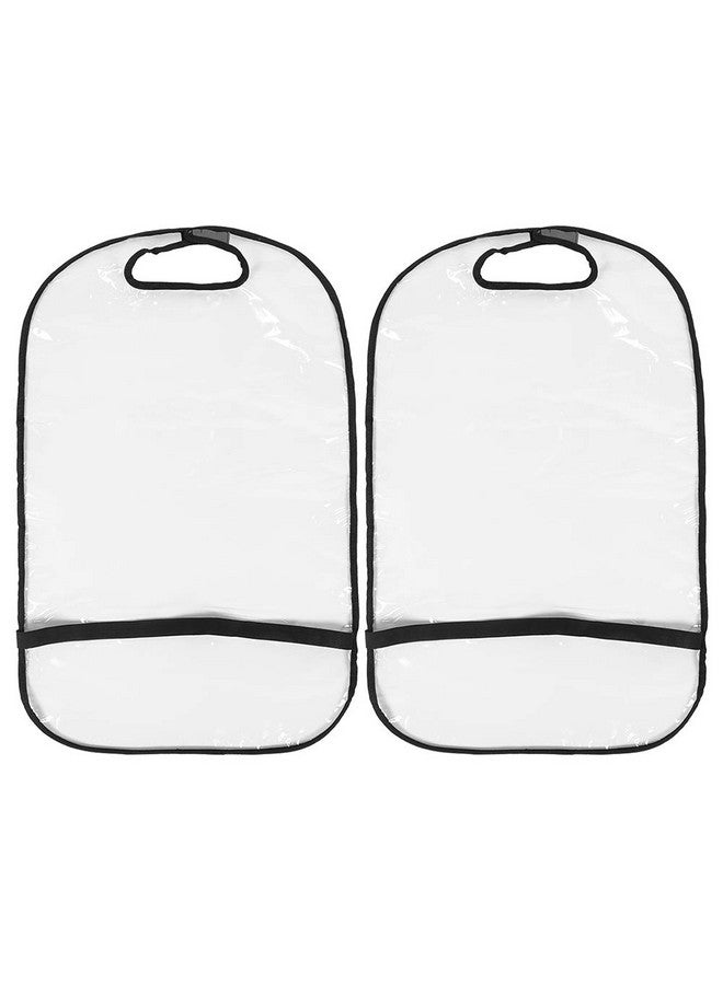 Acouto Acouto Kick mats Back seat Protector, 2Pcs Seat Back Cleaning Cover,Car Truck SUV Thicken Seat Back Protector Transparent Cover Child Baby Kick Mat Clean Keep - Image 1