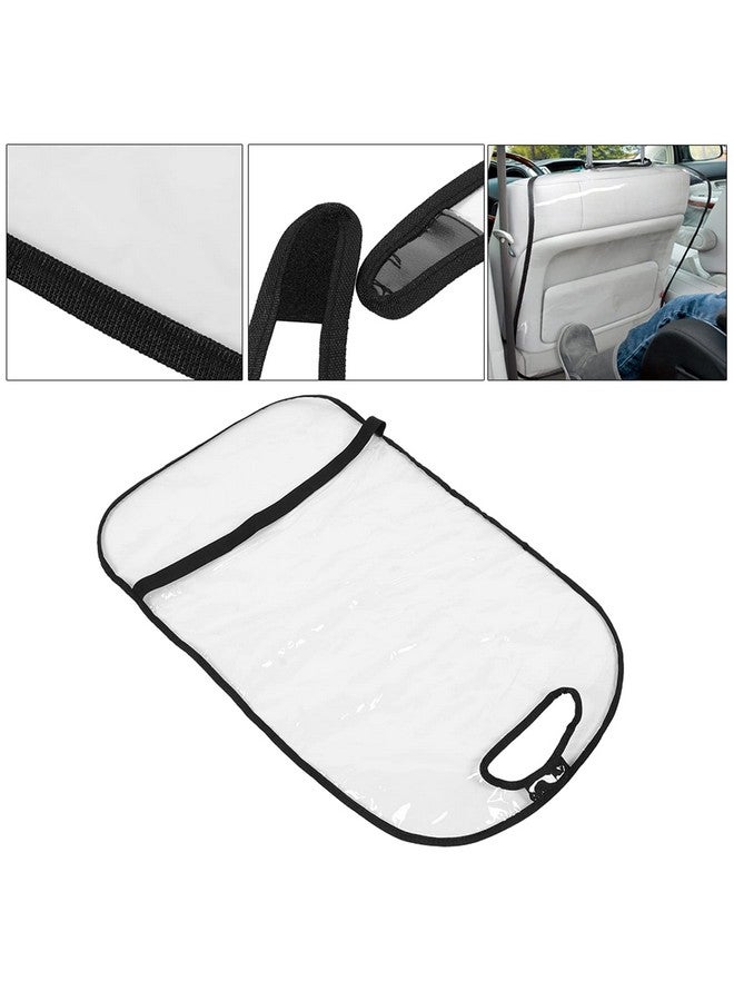 Acouto Acouto Kick mats Back seat Protector, 2Pcs Seat Back Cleaning Cover,Car Truck SUV Thicken Seat Back Protector Transparent Cover Child Baby Kick Mat Clean Keep - Image 3