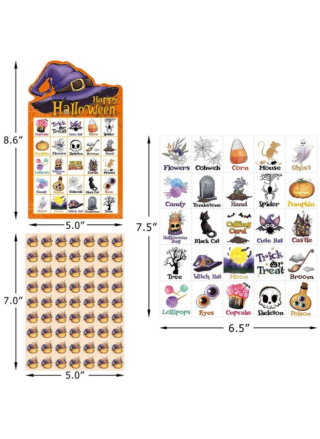 Halloween Bingo Game For Kids 24 Players Halloween Diecut Bingo Cards Party Favors Activity Supply - pzsku/ZC197906D1774E83CEA27Z/45/_/1719990539/75d440ae-ab21-4098-baaf-343ffb6b5926