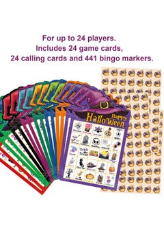 Halloween Bingo Game For Kids 24 Players Halloween Diecut Bingo Cards Party Favors Activity Supply - pzsku/ZC197906D1774E83CEA27Z/45/_/1719990539/7e789e49-4e0b-4732-8c1d-fa3b75304c29