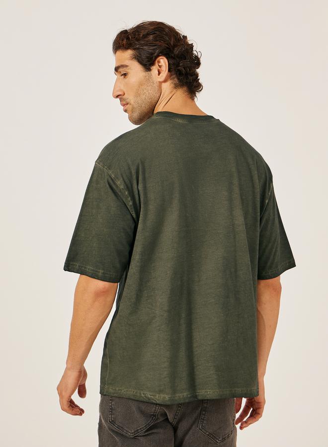 Styli Sun Print Cotton Boxy T Shirt  - Image 4
