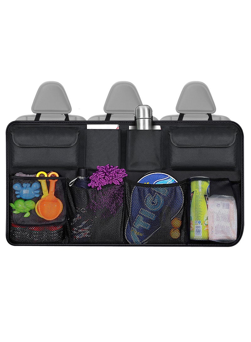 Hihonor Car Trunk Organizer, Backseat Hanging Organizer with 8 Large Storage Bag -Trunk Organizer for SUV,Truck,Van -Your Space Saving Expert  - Image 1