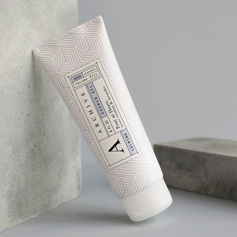 Archive Poet at Heart Shower Gel All Natural Moisturizing Body Wash for Men & Women Lightly Scented 8 Fl oz - Image 2