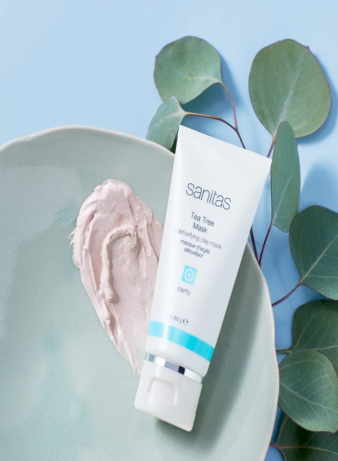 Sanitas Skincare Tea Tree Mask, Purifying Treatment Mask, Detoxifying Clay Blend, Salicylic Acid, 2 Ounces - Image 2
