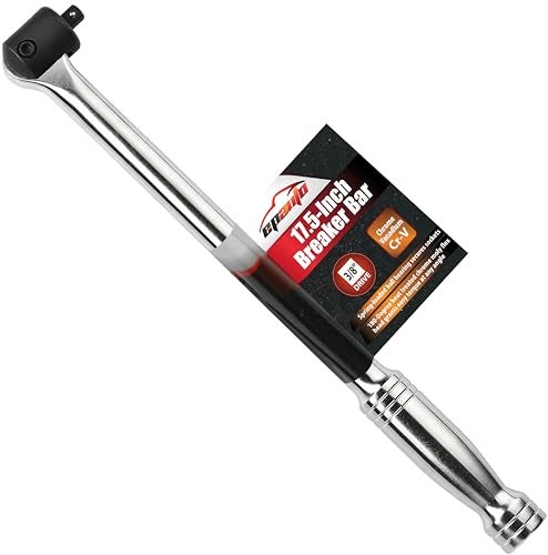 EPAuto 3/8 Inch Drive by 17.5" Length Breaker Bar, CR-V Steel - Image 5