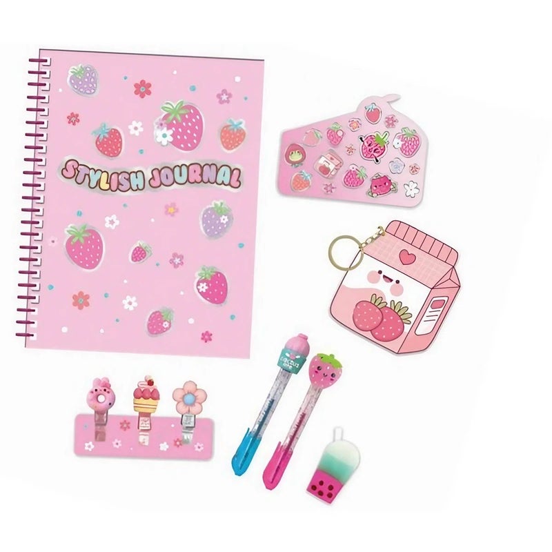 Hot Focus Strawberry Stylish Journal Set (Paperback) - Image 2