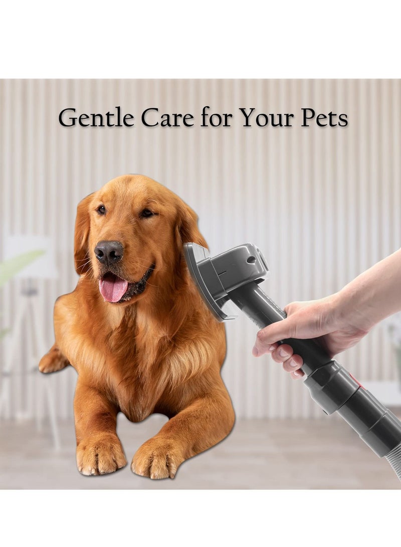 KASTWAVE Pet Dog Grooming Brush for Dyson V11 V10 V8 V7, Groom Tool Attachments with switch lock Compatible Vacuum Cleaners for Dog and Cat  - Image 4