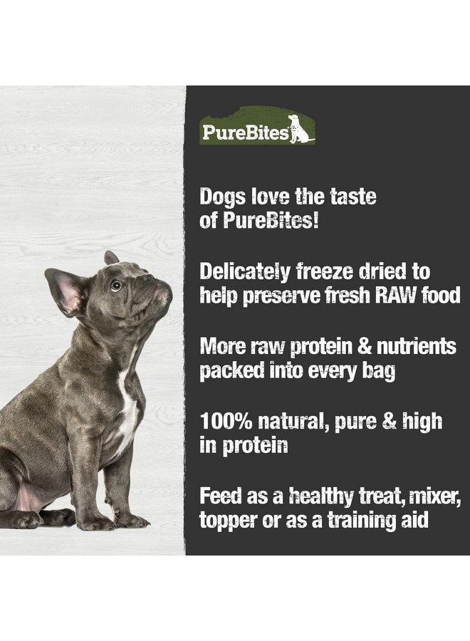 PureBites Beef Freeze Dried Dog Treats, 1 Ingredient, Made in USA, 16.6oz - Image 5