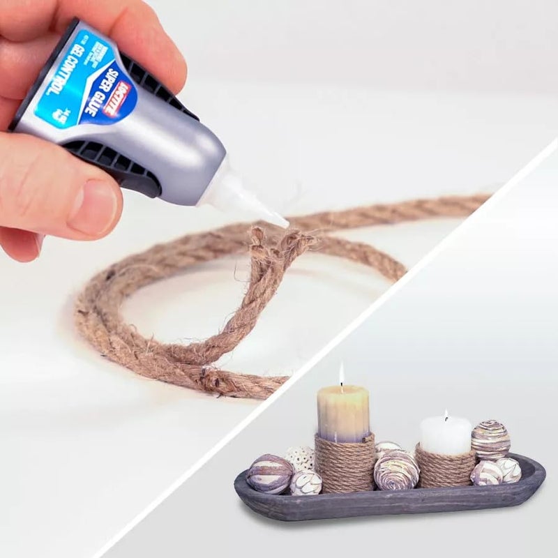 Loctite Super Glue Gel Control, Clear, 0.14 fl oz Bottle, 1 Pack - Superglue for Plastic, Wood, Metal, Crafts & Repair, Cyanoacrylate Adhesive Instant Glue, Quick Dry - Image 5