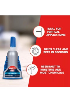 Loctite Loctite 1364076 Super Glue Easy Squeeze Gel, .14 oz, Super Glue Liquid  - Image 3