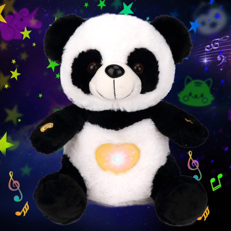 Cuteoy Plush Panda Star Projector Musical Adjustable Singing Night Light Stuffed Animals Glowing Plushies Toy Gifts for Kids Birthday Easter Christmas12 - Image 3