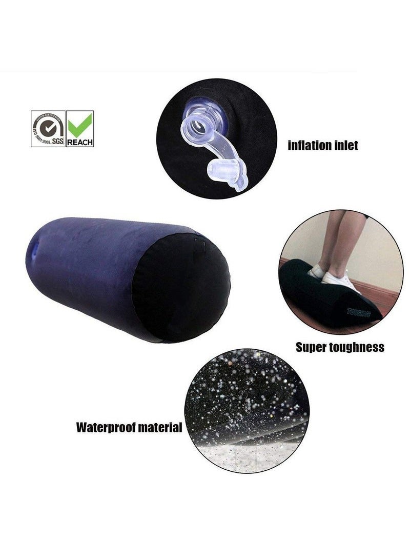 XiuWoo Inflatable Pillows, Inflatable Cushion, Leg Positioner Pillows Suitable for Sleeping Leg Elevation Back and Neck Support, Travel - Image 2