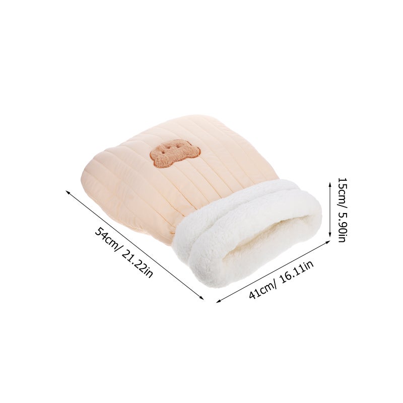 Cozy Cat For Indoor Cats Warm And Comfortable Cat Bed Cave Cave Bed Small Plush Bag Bed Winter Cat Sleeping Bed - Image 5