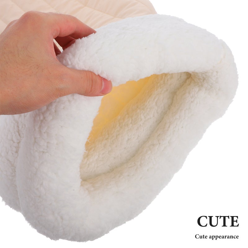Cozy Cat For Indoor Cats Warm And Comfortable Cat Bed Cave Cave Bed Small Plush Bag Bed Winter Cat Sleeping Bed - Image 3
