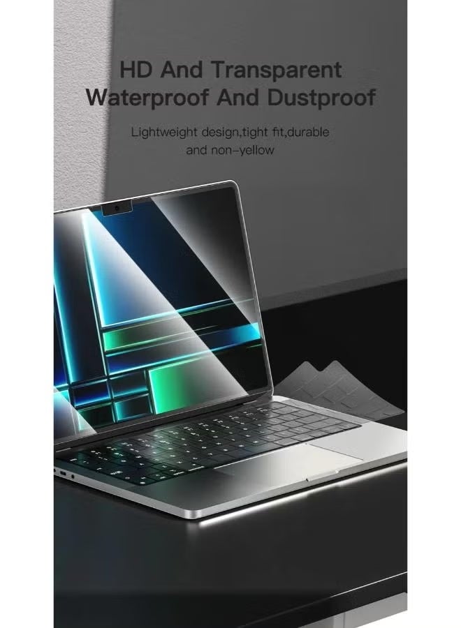 لانيكس شاشة حماية زجاجية فاخرة (سكرينة) للماك بوك برو 13 إنش (شريحة M1) - وضوح Retina وحماية 9H - Image 1