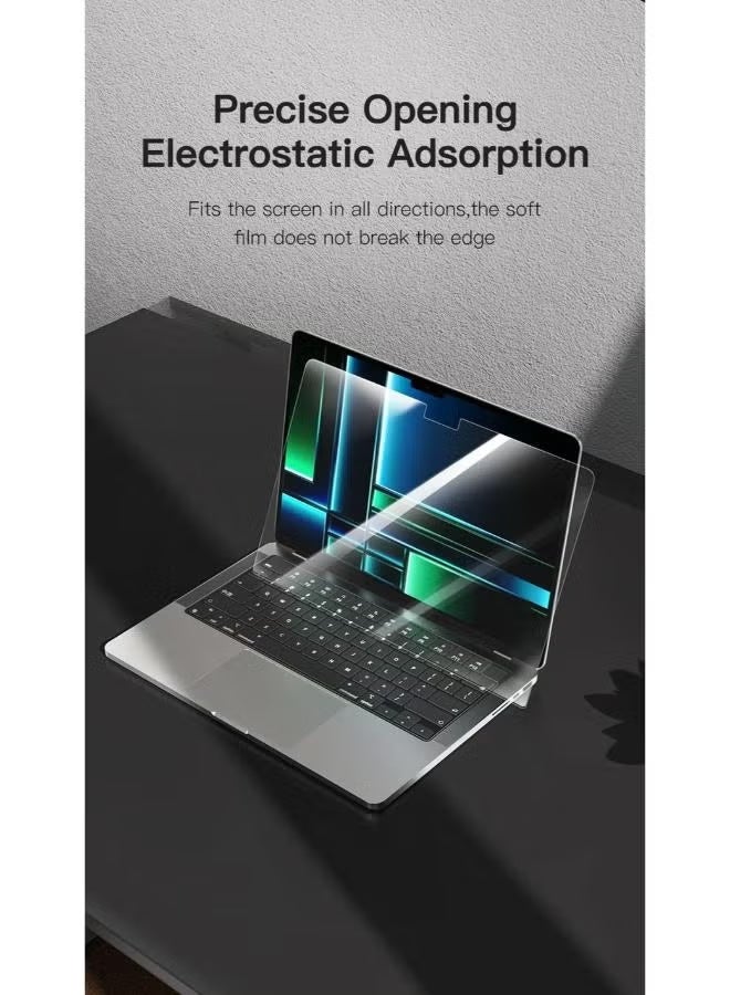 لانيكس شاشة حماية زجاجية فاخرة (سكرينة) للماك بوك برو 13 إنش (شريحة M1) - وضوح Retina وحماية 9H - Image 5