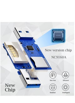 Arabest USB SD Card Reader for PC, SYOSI, Micro SD Card to USB Adapter, Card Reader for Camera Memory Card Reader, Card Reader for Laptop (2 Pack USB3.0)  - Image 3