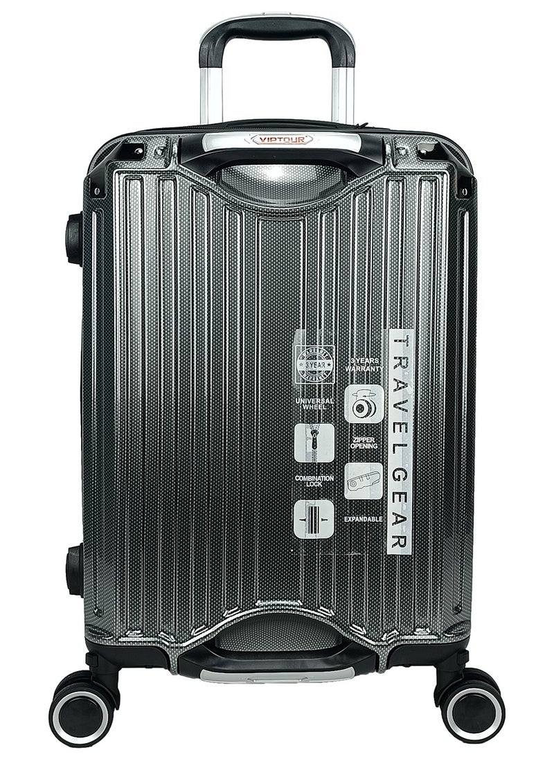 VIPTOUR - Trolley Luggage Set of 3 PCS TPC Hard Side Spinner Wheels with TSA Lock With Cup Holder - Image 1
