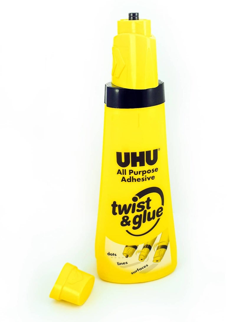 UHU All Purpose Twist And Glue 90 ML Clear - Image 2