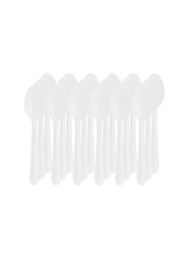 Fun Biodegradable disposable Spoon - Ideal for Eating Salad, Dessert, Appetizer, Fruit Chinese Food & more| Handwash-Safe|Dinner Spoon,Table Family, Hotels, (Pack of 18)  - Image 2