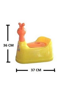 Nabhya Potty Toilet Trainer Seat;Chair With Lid And High Back Support For Toddler Boys Girls (Age 7 Months To 3 Years) (Orange)  - Image 4