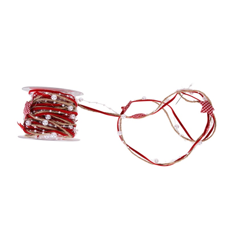 Christmas Ribbon 3.0cm/1.2in Wide Red White DIY Gift Wrapping Accessories for Parties Weddings - Image 4