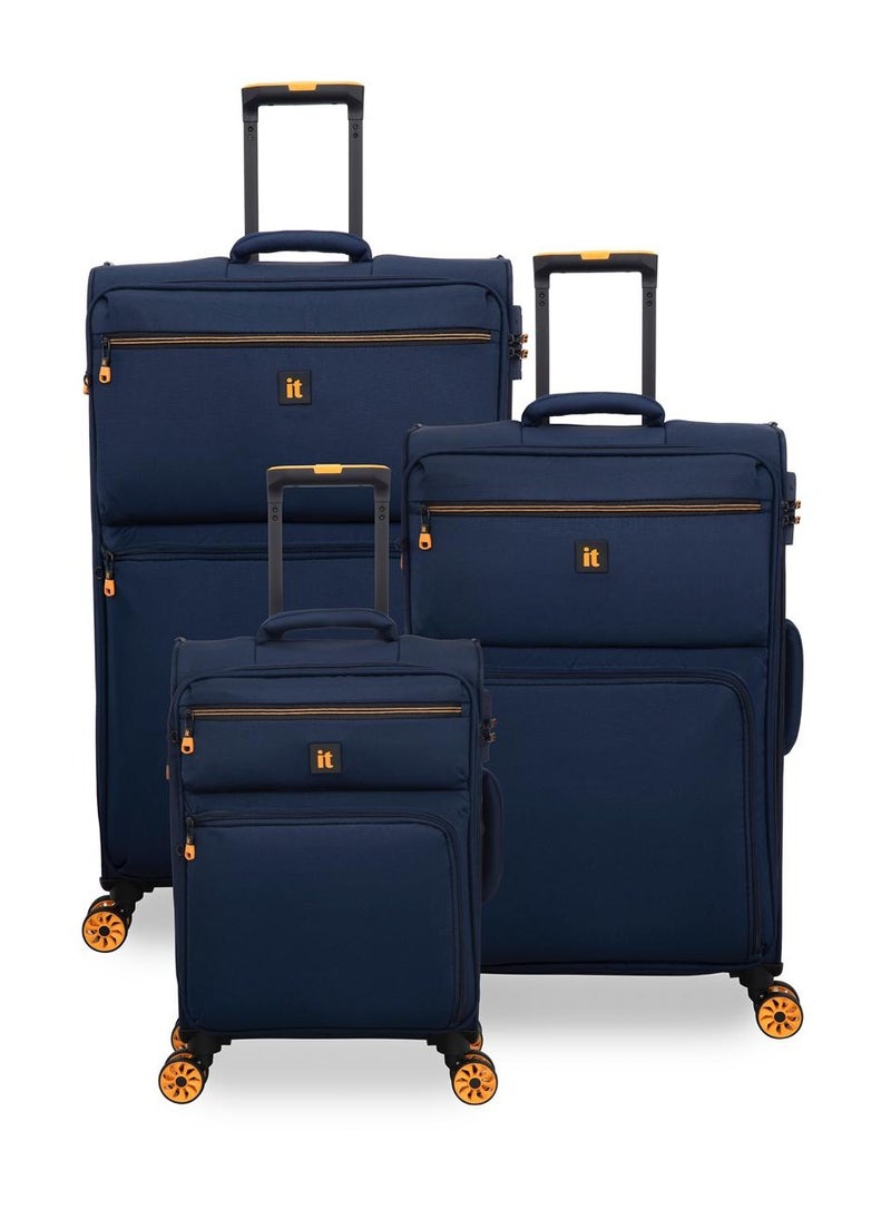 it Luggage - it luggage Compartment, Unisex Polyester Material Soft Case, 8x360 Degree Spinner Wheels, Expandable Trolley Bag, Telescopic Handle, TSA Lock, 12-3149-08, Lightweight - Image 1