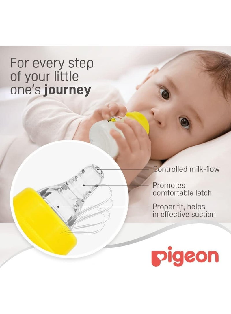 Pigeon Slim Neck Animal Decorated Bottle Soft Silicone Nipple Bpa & Bps Free 50Ml - Image 3