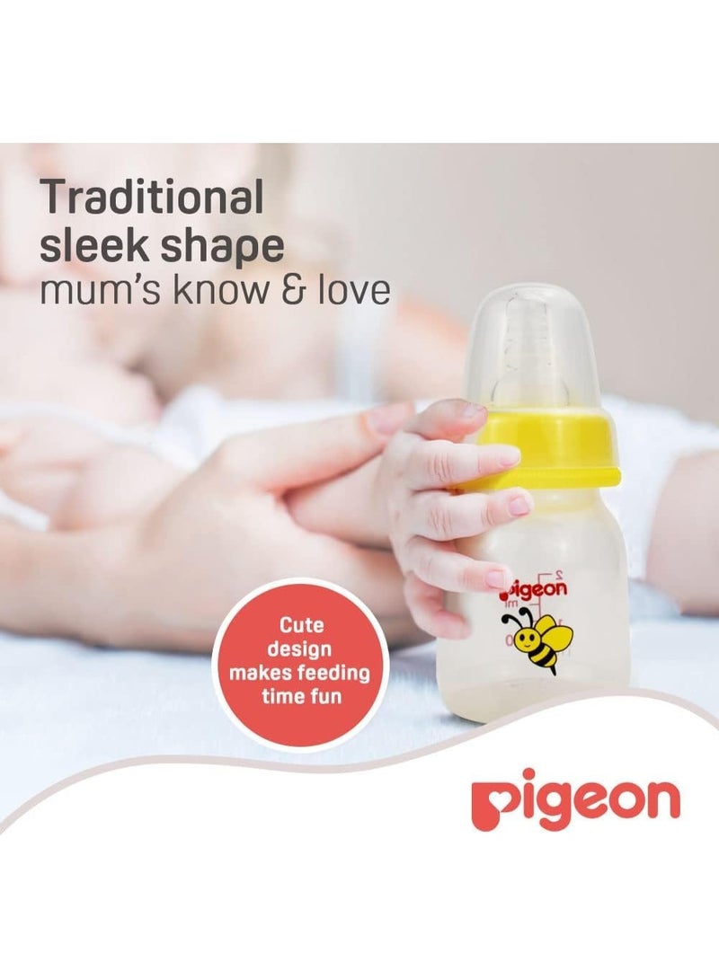 Pigeon Slim Neck Animal Decorated Bottle Soft Silicone Nipple Bpa & Bps Free 50Ml - Image 2