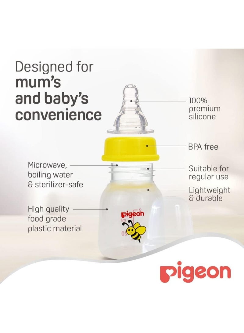 Pigeon Slim Neck Animal Decorated Bottle Soft Silicone Nipple Bpa & Bps Free 50Ml - Image 5