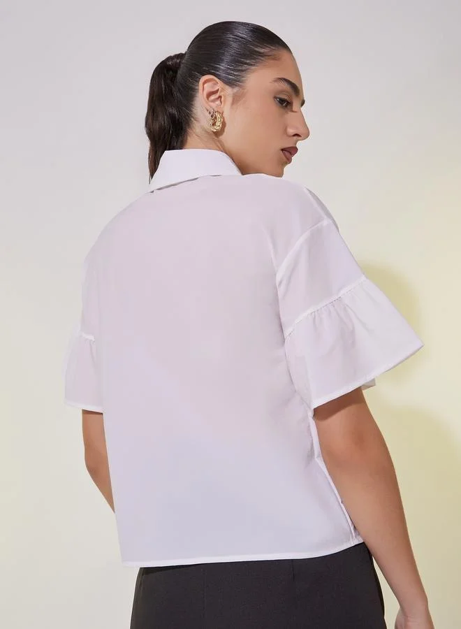 Take Two Solid Short Sleeve Regular Fit Shirt