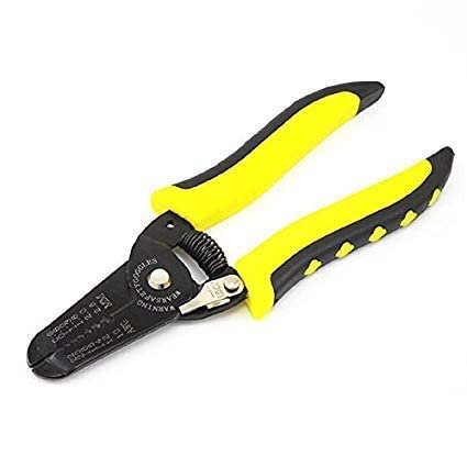 SAK Multifunctional 7 in 1 Wire Stripper Tool Cable Cutter Clamp Multifunction Handle Stripping Pliers Wire Stripper Plier Diameter 0625mm - Image 2