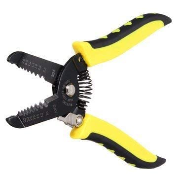 SAK Multifunctional 7 in 1 Wire Stripper Tool Cable Cutter Clamp Multifunction Handle Stripping Pliers Wire Stripper Plier Diameter 0625mm - Image 1