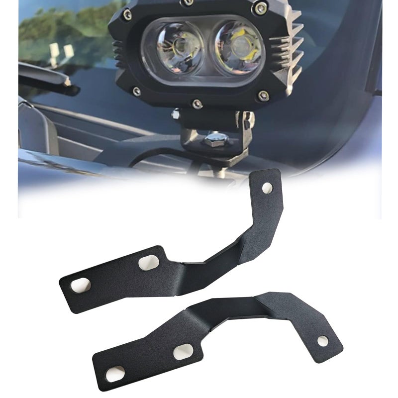 DarSeity Low Profile Mount Hood Hinges Ditch Light Brackets for Toyota 4Runner 20102024 for Auxiliary OffRoad Lighting Fog Lightfor 4Runner 1024