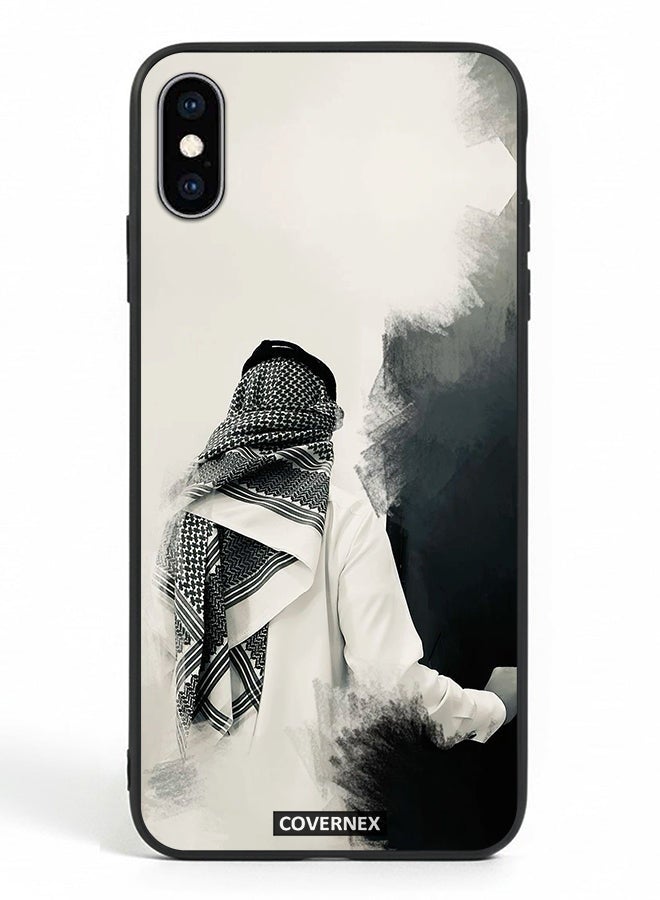 Covernex Apple iPhone X Protective Case Cover Printed Featuring Minimalist Monochrome - Image 2