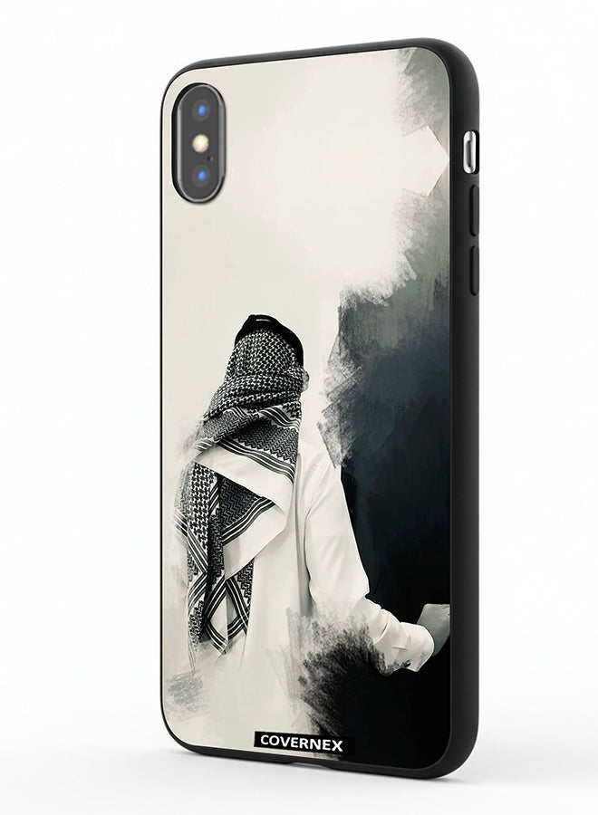 Covernex Apple iPhone X Protective Case Cover Printed Featuring Minimalist Monochrome - Image 1