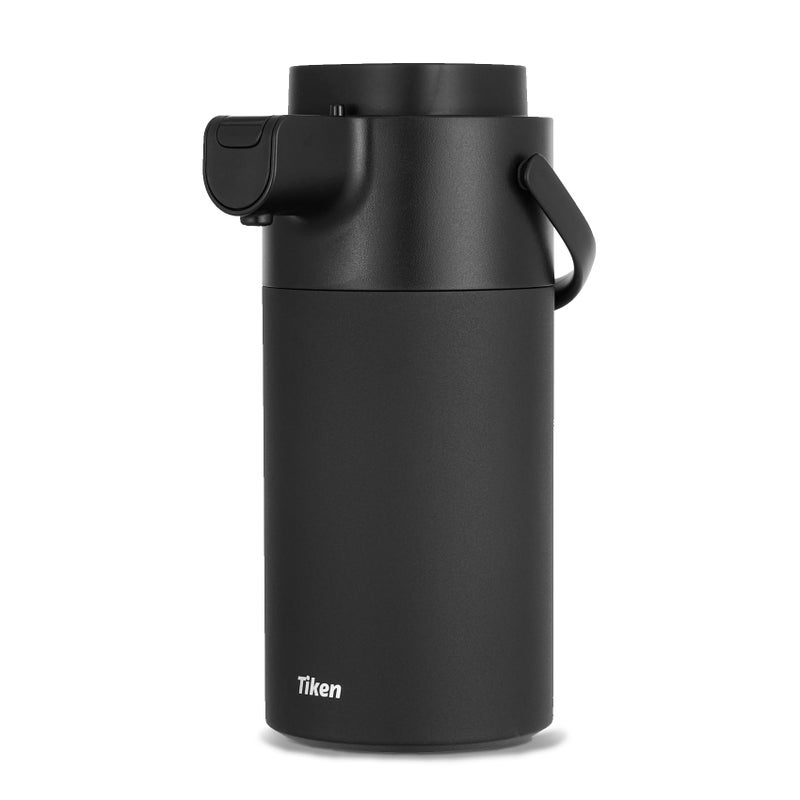 Tiken Airpot Coffee Dispenser with Pump - Coffee Carafes for Keeping Hot - Beverage Dispenser - 135oz/4L Thermal Coffee Carafe for Hot Liquids - Stainless Steel Insulated Coffee Thermos Carafe - Image 1