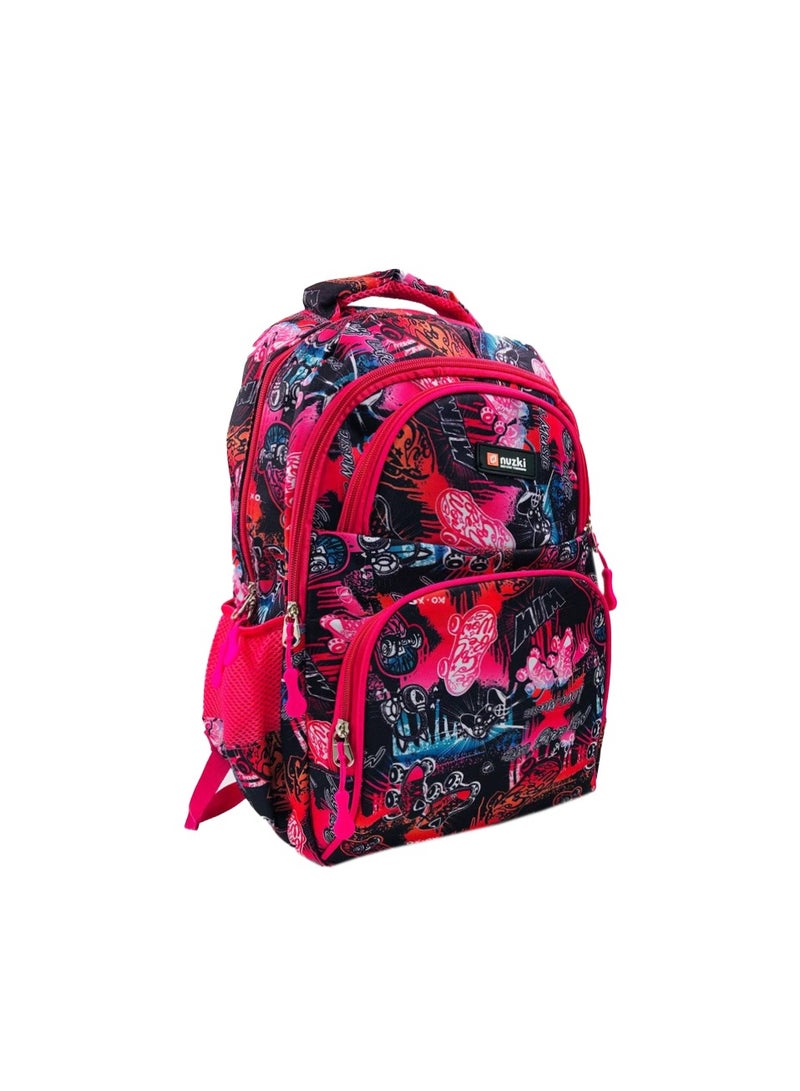 nuzki Nuzki Kids School Bag 3 Pcs/Set - Ultimate Student Backpack, Schoolbag, Pencil Case, and Lunch Bag Combo for Trendy Students  - Image 3