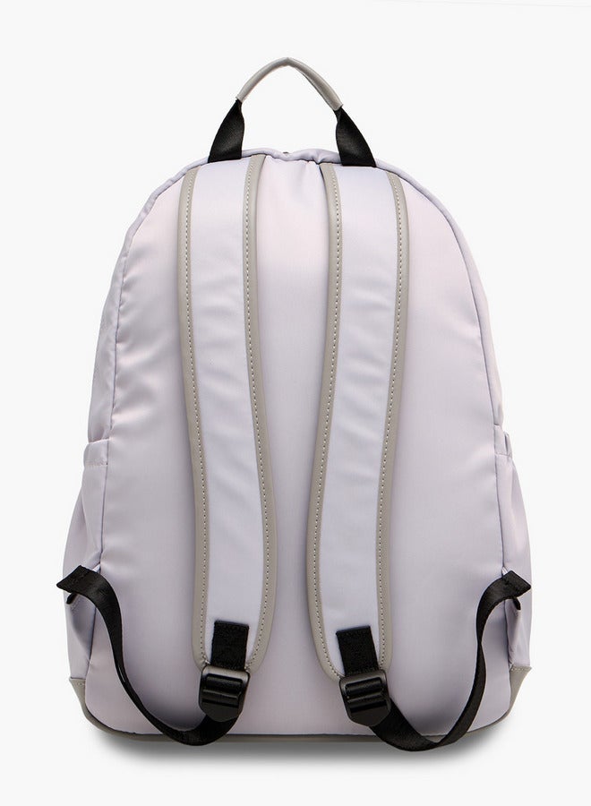 Lee Cooper Printed Backpack with Adjustable Shoulder Straps and Zip Closure - 13x30x41 cm - Image 3