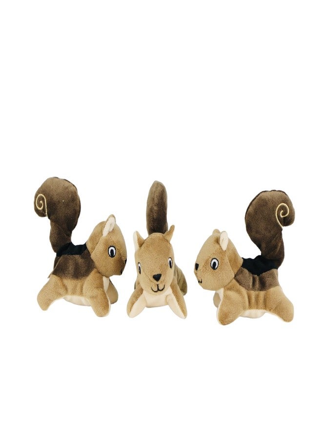 Glow Pups لعبة الاختباء والبحث للكلاب من جلو بابز، بيت شجرة محشو، لعبة جحر للكلاب، لعبة الاختباء والبحث للكلاب الصغيرة (حيوانات بديلة، سنجاب) - Image 1