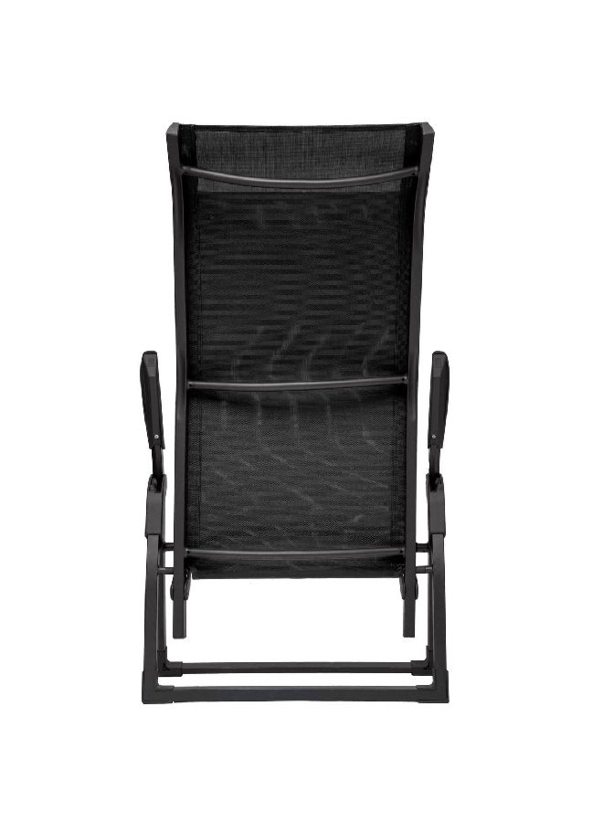 Hesperide Decima 2-Position Foldable Outdoor Lounge Chair Anthracite Grey 142 x 90 cm 165852A - Image 4