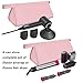 Mity Rain Travel Case for Dyson Airwrap Styler/Shark Flexstyle, Portable Carrying Case for Dyson Supersonic Hair Dryer, Waterproof Anti-scratch Dustproof Shockproof Protection Organizer Travel Storage Bag(Pink) - Image 3