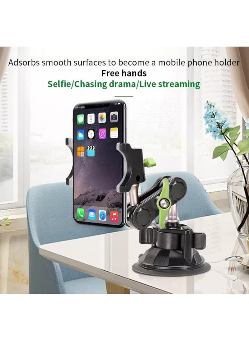 ELTRAZONE Universal 360° Rotating Phone Holder with Strong Suction Cup for Car Dashboard & Windshield - Image 4