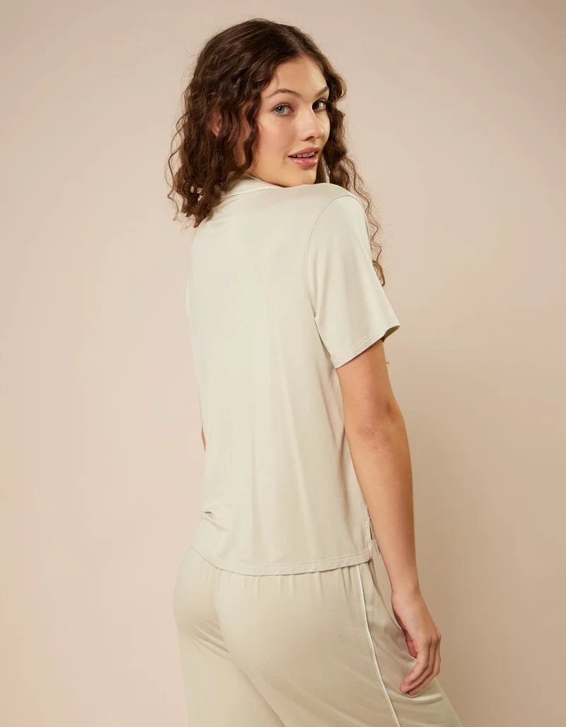 Aerie  Aerie Real Soft® Short Sleeve Pajama Shirt for Women | Best Price UAE