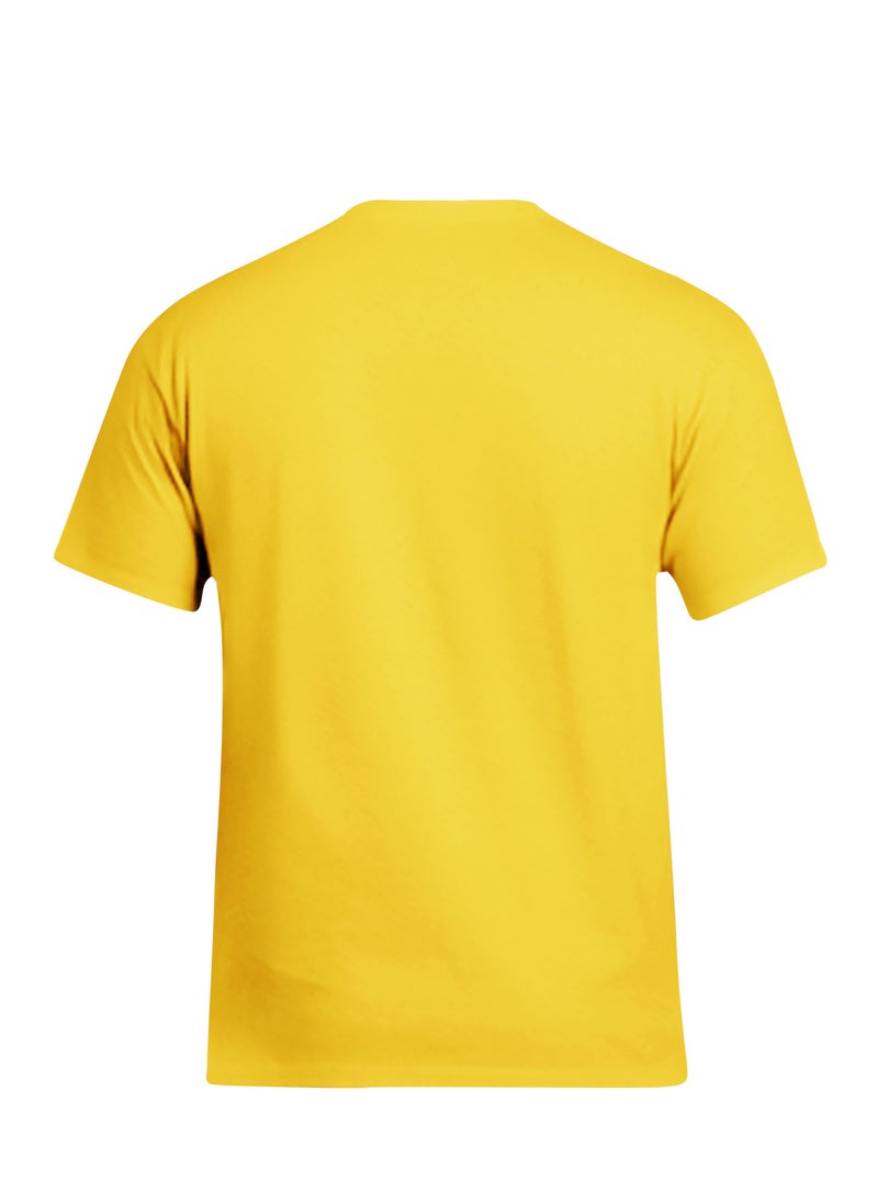 Selecta Now - Selecta Now Mens T Shirt Plain 100% Combed Cotton Comfortable Mustard T Shirt Tank Top & Tees - Image 1
