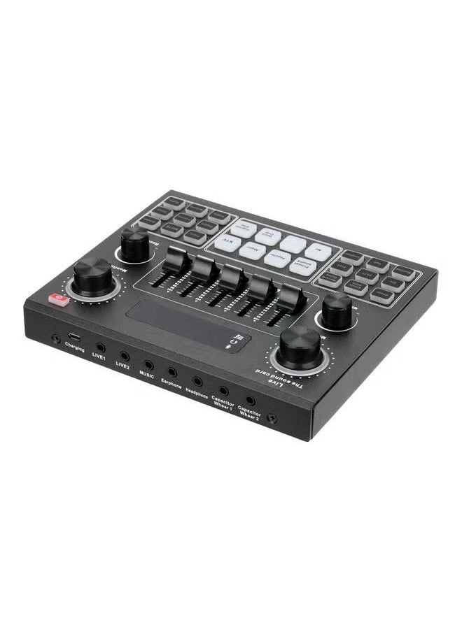 Generic V9 Audio USB Webcast Live Sound Card Black  - Image 2